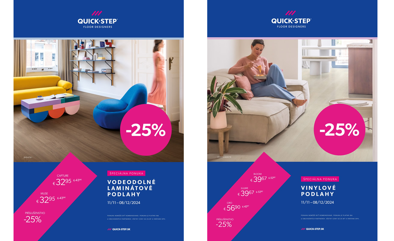 AKCIA QUICK STEP